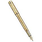 яПерьевая ручка F103 Parker Duofold Presidential International  Solid Gold Esparto (S0691460)